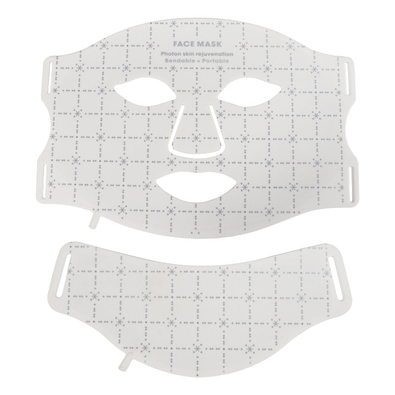 Silicone Red Light LED Facial Beauty Mask