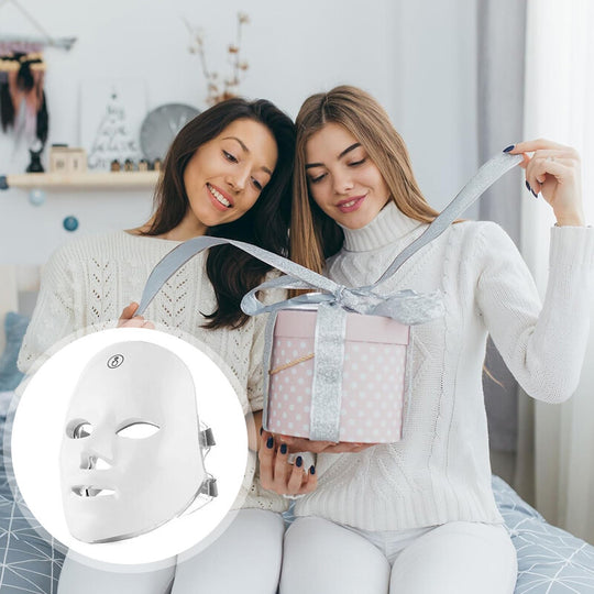 7-Color LED Photon Face Mask for Skin &amp; Neck Rejuvenation