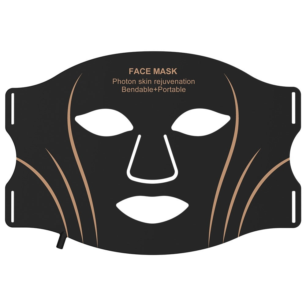Silicone Red Light LED Facial Beauty Mask