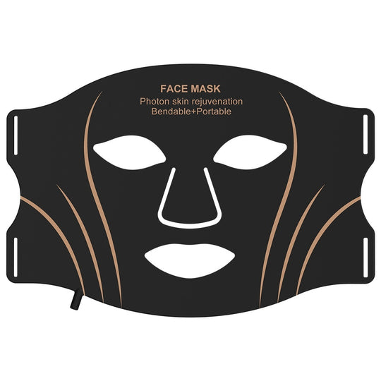 Silicone Red Light LED Facial Beauty Mask