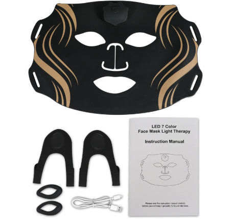 Silicone Red Light LED Facial Beauty Mask