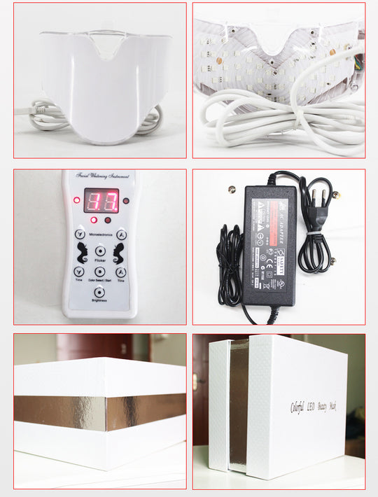  Led Color Light Mask Beauty Instrument 7 Colors