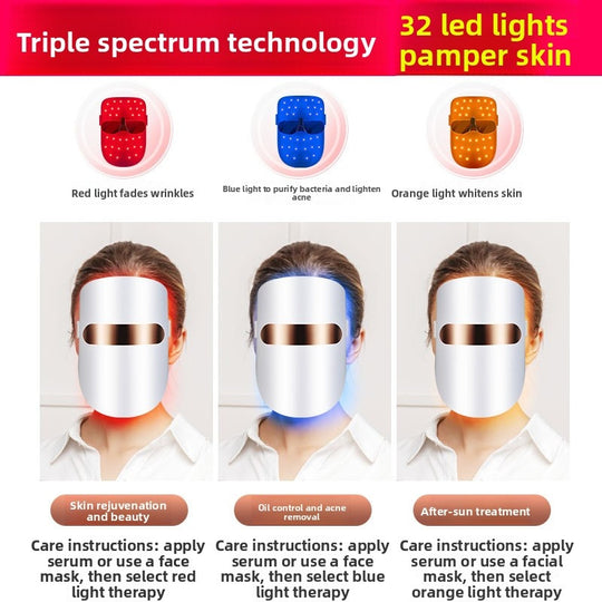 Rechargeable 7-Color Photon LED Face Mask