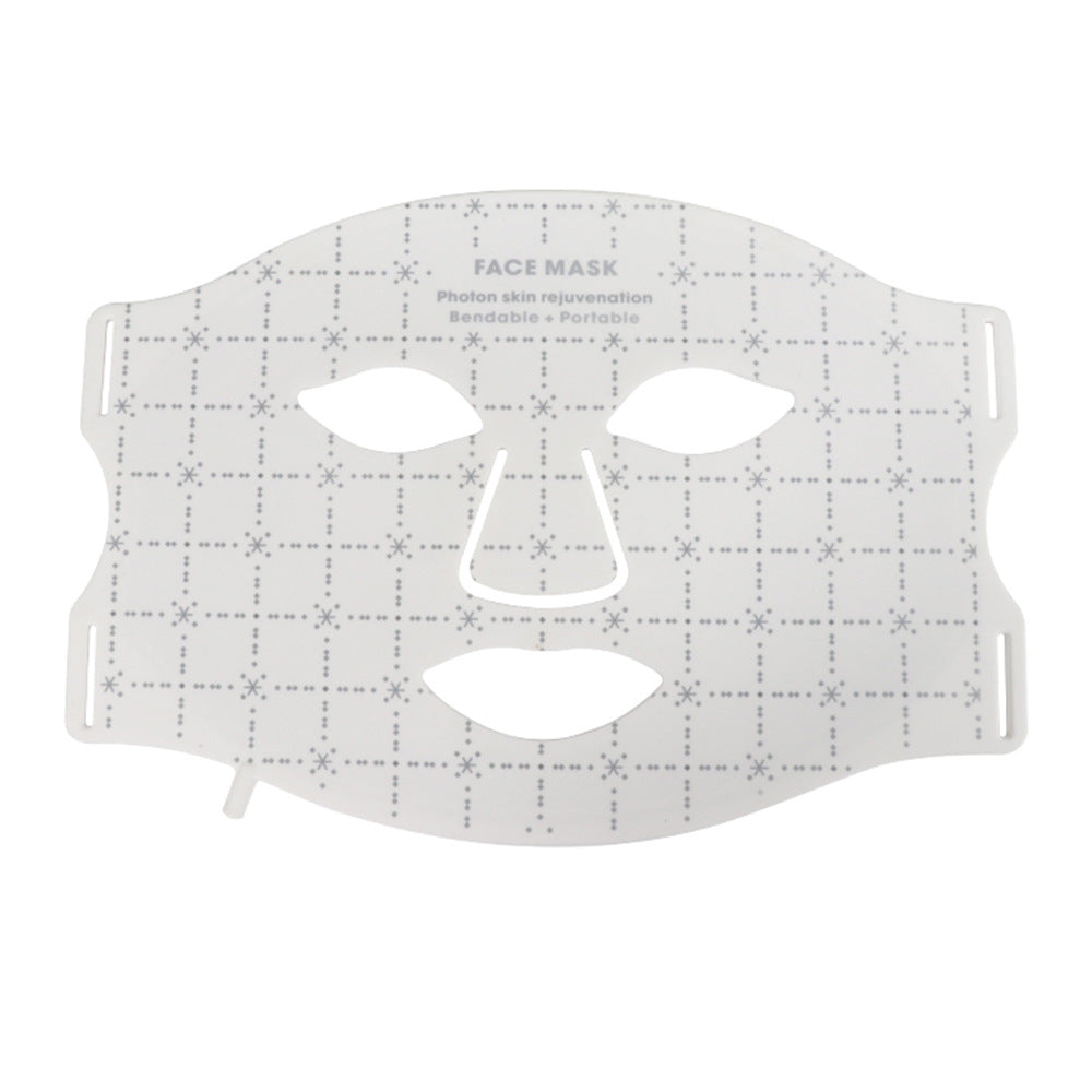 Silicone Red Light LED Facial Beauty Mask