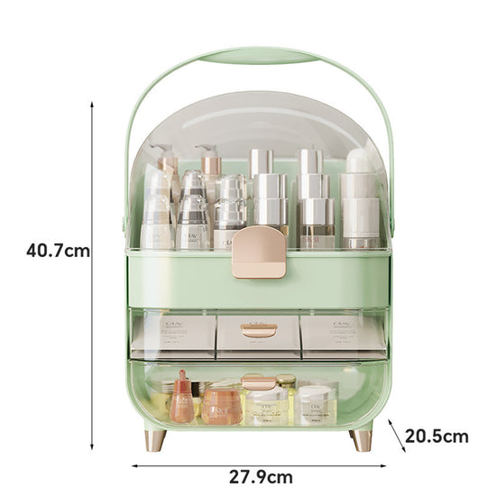 Makeup Organizer with Skincare Holder Acrylic Cosmetic Storage