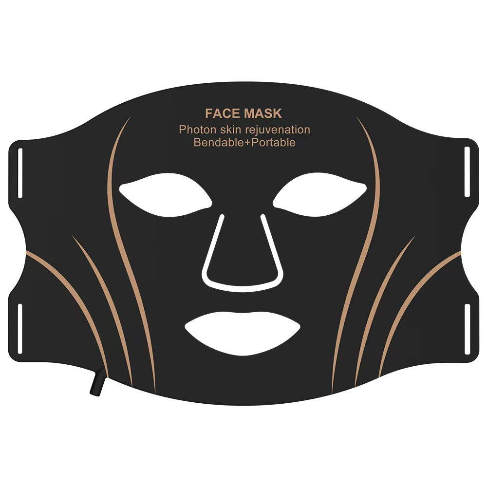 Silicone Red Light LED Facial Beauty Mask