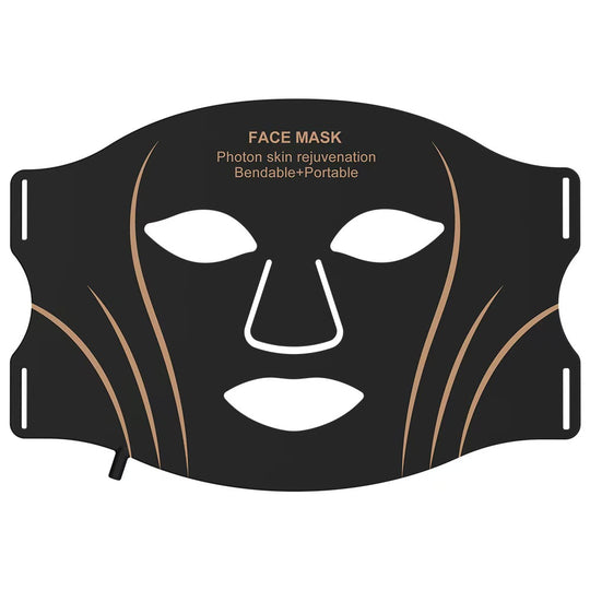 Silicone Red Light LED Facial Beauty Mask
