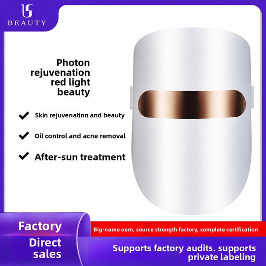 Rechargeable 7-Color Photon LED Face Mask