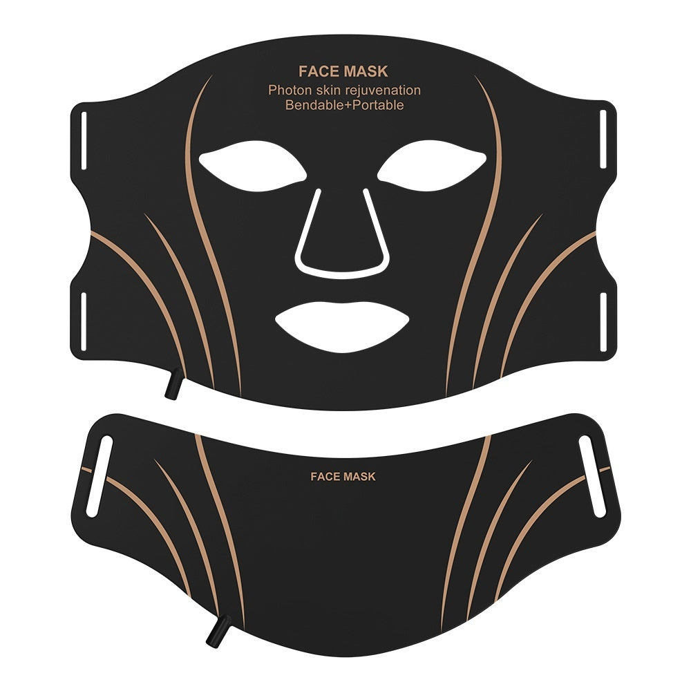 Silicone Red Light LED Facial Beauty Mask
