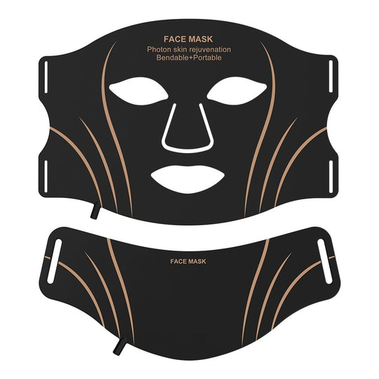 Silicone Red Light LED Facial Beauty Mask