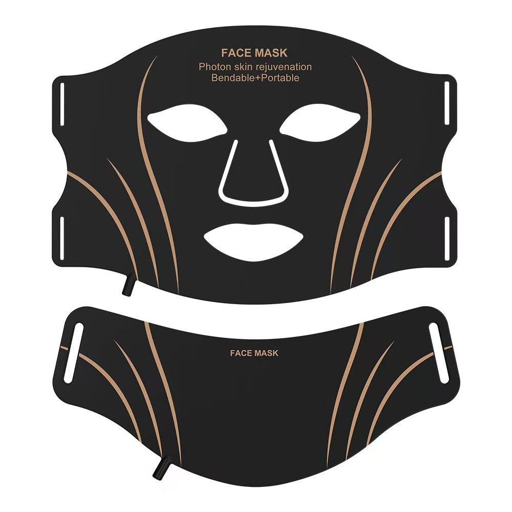 Silicone Red Light LED Facial Beauty Mask