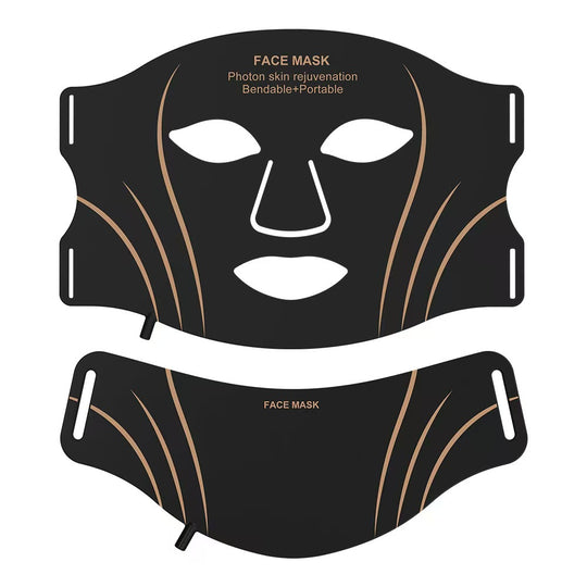 Silicone Red Light LED Facial Beauty Mask