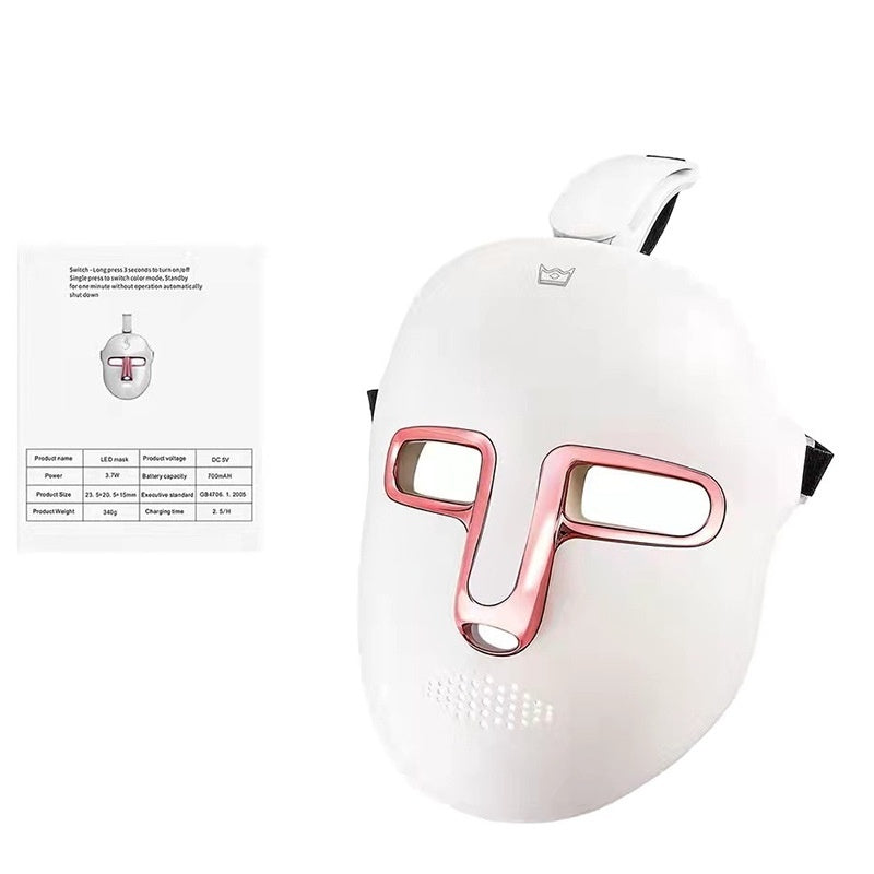 Silicone Red Light LED Facial Beauty Mask