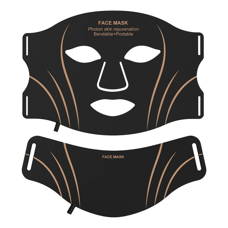Silicone Red Light LED Facial Beauty Mask