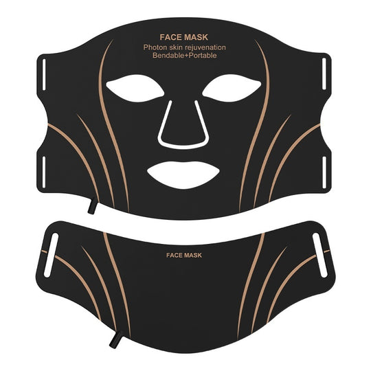 Silicone Red Light LED Facial Beauty Mask